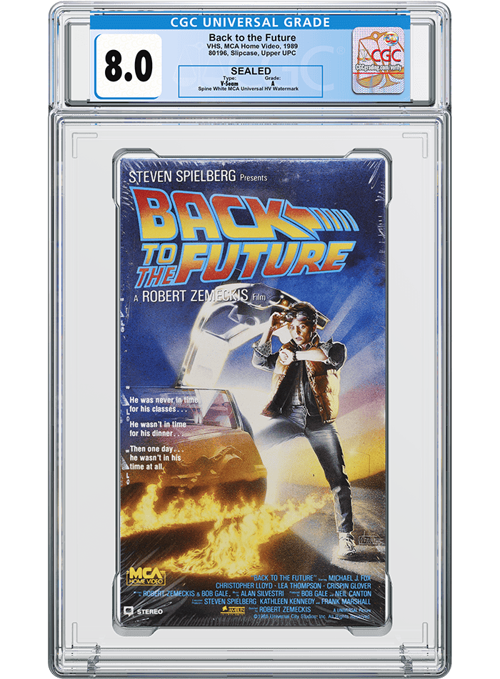 A picture of a video game in a CGC video game holder