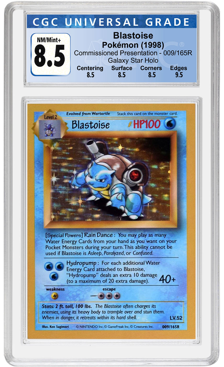 Rare Blastoise Pokemon Card