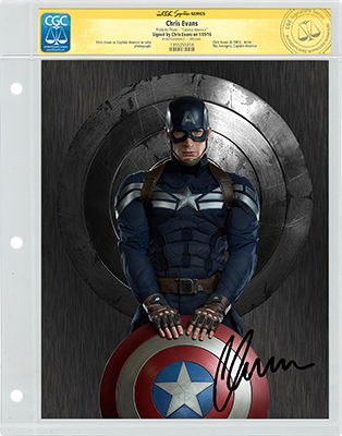 Captain America #1 CGC SS 9.6 Signed by Epting, Stan Lee, Weaving & Chris Evans